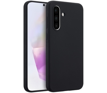 Accezz Liquid Silicone Backcover met MagSafe Samsung Galaxy A36 - Zwart