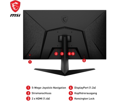 MSI G2712DE Zwart