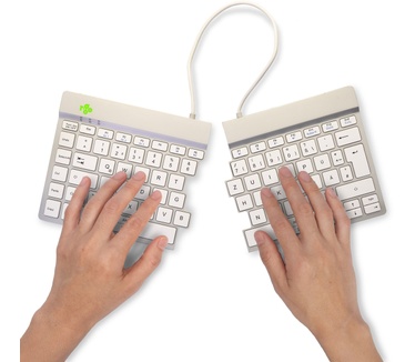 R-Go Tools Split Break, Bluetooth, Qwertz DE, Wit