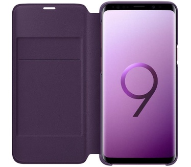 Samsung Galaxy S9 Flip LED Wallet  Paars