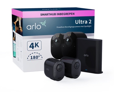 Arlo Ultra 2 4K UHD draadloos beveiligd 2-camerasysteem