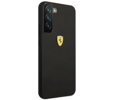 Ferrari SF Silicone Case voor Samsung Galaxy S22 - Zwart Zwart