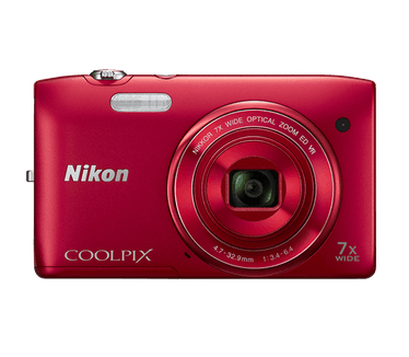 Nikon Coolpix S3500 Rood