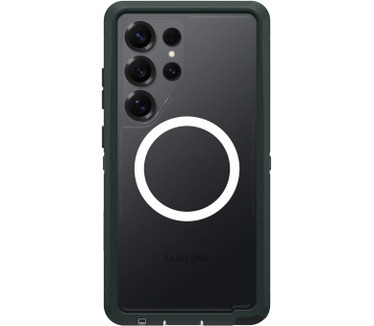 Otterbox Defender XT Series with Magnets voor Galaxy S25 Ultra, Sagebrush (Green) (Galaxy S25 Ultra) Transparant