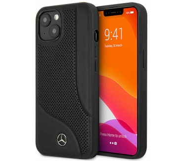 Mercedes-Benz Perforated Hard Case - iPhone 13 (6.1") - Zwart Zwart