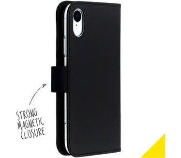 Accezz Wallet Softcase Bookcase iPhone Xr (iPhone Xr) Zwart