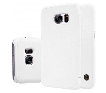 Nillkin Leather Case Samsung Galaxy S7 - Qin Series - White