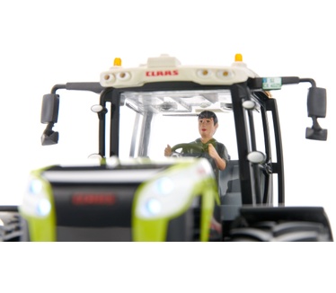 Siku Claas Xerion 5000 TRAC VC-tractor met speciale opdruk voor het 25-jarig jubileum van het model groen metaal,kunststof 1:32 op afstand bestuurbaar zonder afstandsbedieningsmodule besturing via Blu