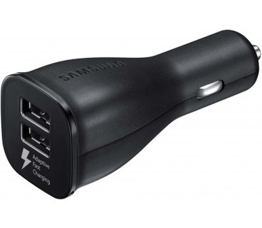 Samsung Fast Charging MicroUSB Autolader - Dual-USB - EP-LN920BB - Black