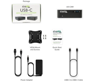 Plugable Technologies Plugable USB-C Mini Docking Station with 85W Power Delivery