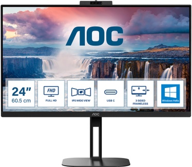 AOC 24V5CW Zwart