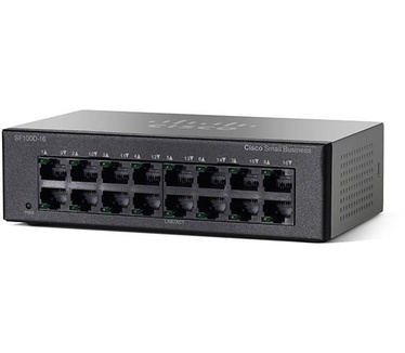 Cisco Switch/SF100D-16 16Prt 10/100 Desktop