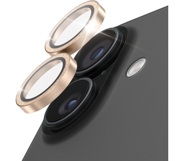 PanzerGlass PanzerGlass® Hoops® Glitter Gold Camera Lens Protector iPhone 17 | iPhone 16 | 16 Plus