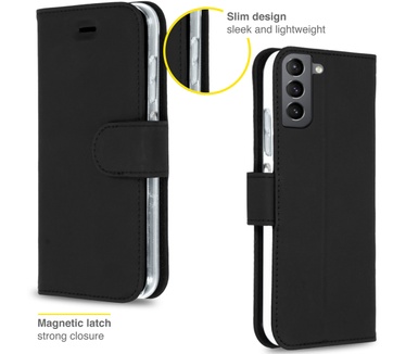 Accezz Wallet Softcase Bookcase Samsung Galaxy S21 FE - Zwart (Galaxy S21 FE) Zwart