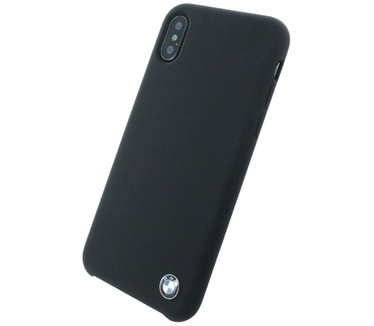 BMW Originele Signature Back Cover Hoesje voor de Apple iPhone X / XS  Zwart