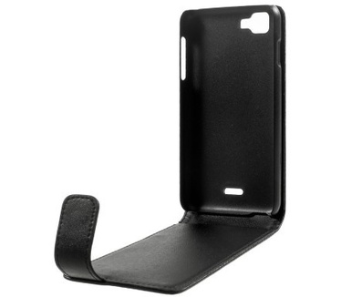 qMust Wiko Kite 4G Flip Cover - hoesje met magneet sluiting - zwart