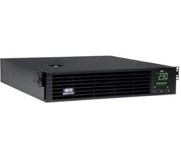 Tripp-Lite SmartPro 230V 3kVA 2.7kW Line-Interactive Sine Wave UPS, Extended Run, SNMP, Webcard, 2U Rack/Tower, LCD, USB, DB9 Serial