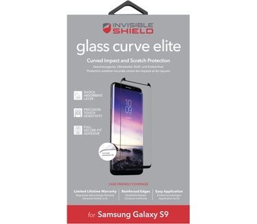 Zagg InvisibleShield  glass curve elite(Galaxy S9)