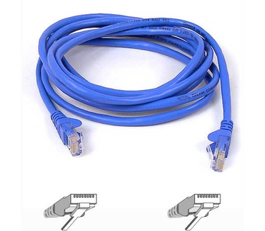 Belkin RJ45 CAT-5e Patch Cable, 15 metre(49.2 foot), Blue, Snagless Molded