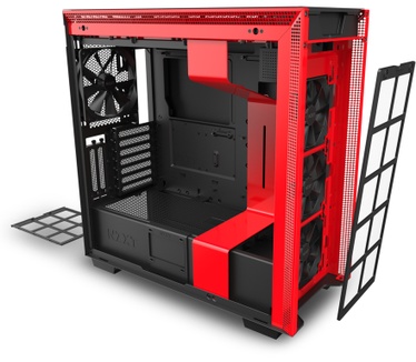 NZXT H710i Zwart/Rood