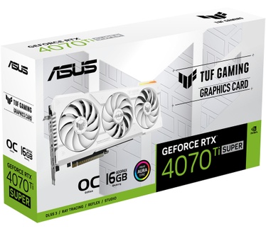 ASUS TUF Gaming GeForce RTX 4070 Ti SUPER 16GB GDDR6X White OC Edition