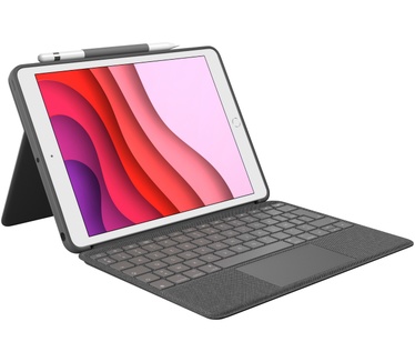 Logitech Combo Touch Graphite for iPad (7th gen) Français (Azerty)