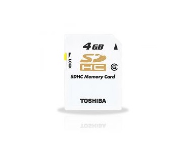 Toshiba SDHC-cl6 4 GB