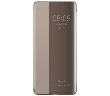 Huawei view flip cover - Khaki - voor P30 Pro