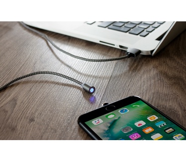 Mobiparts Magnetic USB-C to USB Cable 1.5A Dark Grey 1m
