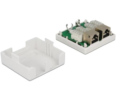 Allteq Cat 6 wandcontactdoos -