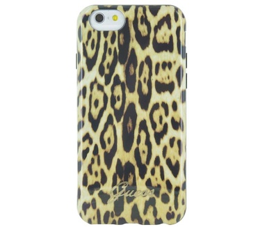 Guess iPhone 6s en iPhone 6 back cover met luipaard print