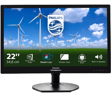 Philips 221S6QYMB Zwart