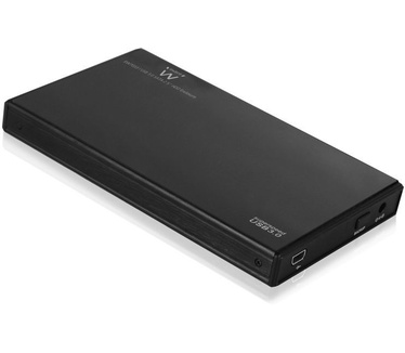 Ewent EW7033 USB 3.1 Gen1 (USB 3.0) 2.5" SATA Harde schijf behuizing Zwart