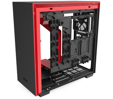 NZXT H710i Zwart/Rood