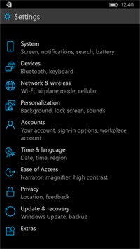 Windows 10 op Lumia 830