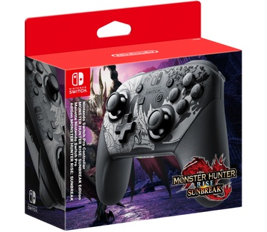 Nintendo Switch Pro Controller Monster Hunter Rise Sunbreak Edition