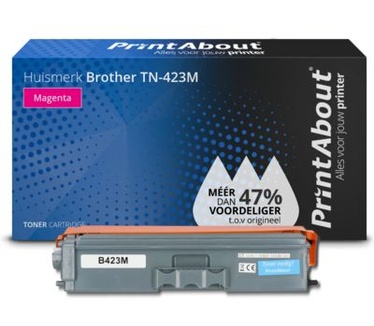 PrintAbout Huismerk Brother TN-423M Toner Magenta Hoge capaciteit