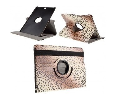 qMust Rotating 360 Case Samsung Galaxy Tab S2 9.7 - Folio hoes met stand - Panther