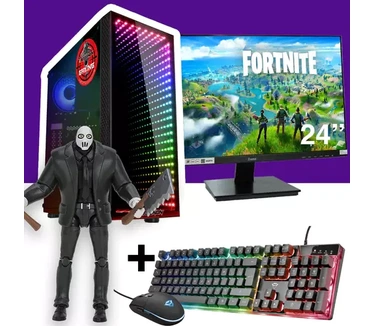 ScreenON - Fortnite Brutus Hero - GamePC (GamePC + 24 Inch Monitor + Toetsenbord + Muis)