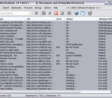 AM-DeadLink 2.8.1 beta 1 screenshot (resized)