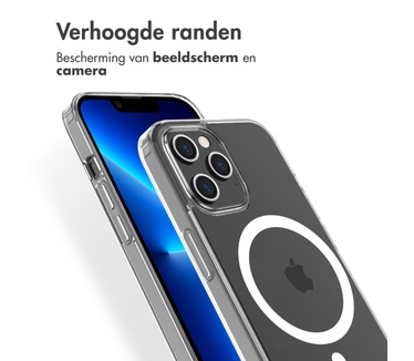 Accezz Clear Backcover met MagSafe iPhone 13 Pro Max - Transparant