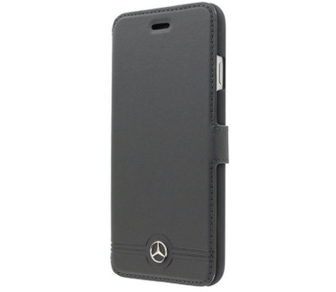Mercedes-Benz Leather Book Case - Apple iPhone 6/6S Plus - Zwart Zwart