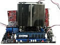 X58 en Core i7 review - testsysteem vooraanzicht
