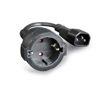 Gembird Power adapter cord (C14 male to Schuko female)