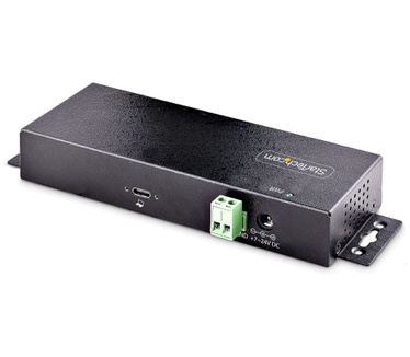 Startech.com 7-Port Industriële USB Hub met Power Adapter, 10Gbps, Metaal, Monteerbaar, 5x USB-A en 2x USB-C Downstream Poorten, ESD Bescherming, Gevoede USB Hub, TAA