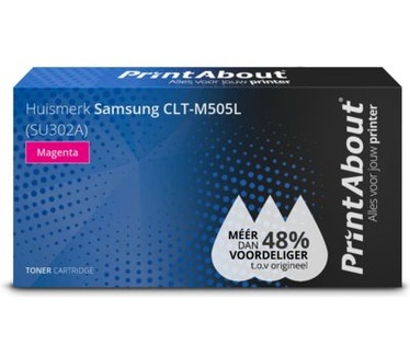 PrintAbout Huismerk Samsung CLT-M505L (SU302A) Toner Magenta
