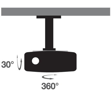 Techly Bracket Universal Projector Ceiling White ICA-PM 200WH
