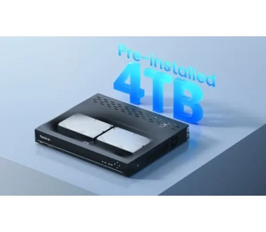 Reolink NVS16 - 16-kanaals PoE NVR voor 24/7 opname, ondersteuning tot 16 MP, 4TB HDD ingebouwd, tot 12TB opslagcapaciteit. Videoingangkanalen: 16 kanalen, Maximum resolutie: 3840 x 2160 Pixels, Aantal gelijktijdig afgespeelde kanalen: 4 kanalen.