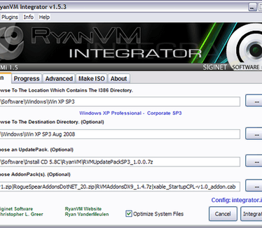 RyanVM's Post-SP3 Update Pack 1.0.0 in RVM Integrator 1.5.3 (481 pix)