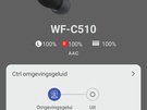 Sony WF-C510N appscreens